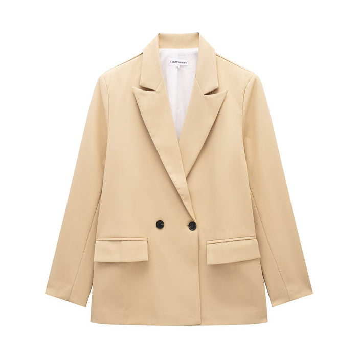 Blazer croisé décontracté d'été