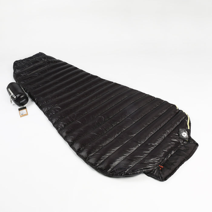 Sac de couchage portable en duvet pour voyages en plein air, coutures sales, sac de couchage en duvet