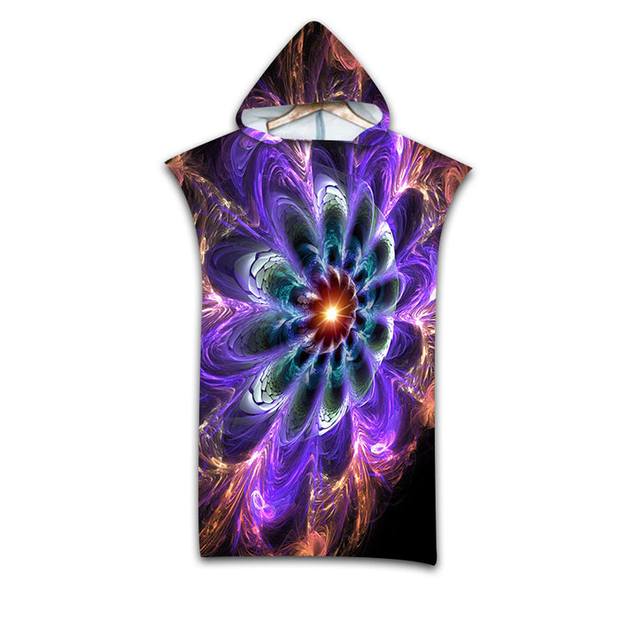 Beach Swimming Printing Wearable Pattern Bath Towel