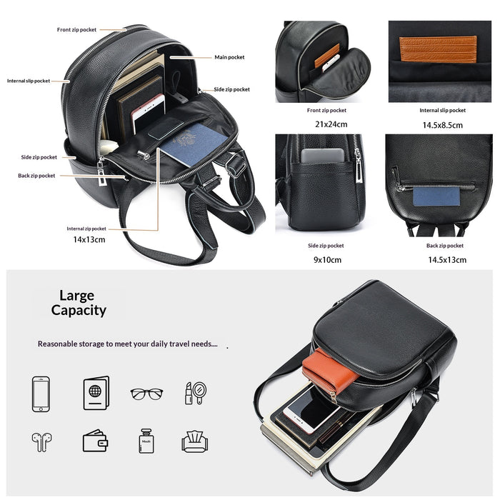Women's Simple Versatile High-Capacity Fashionable Backpack