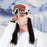 Velvet Windproof Ski Head Cover Protective Mask