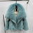Womens Down Jacket With A Luxurious Cashmere Fur And Raccoon-Fur Collar