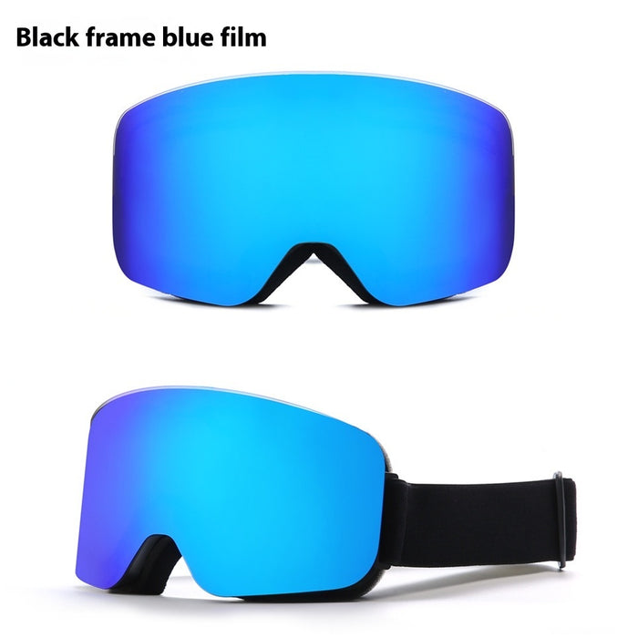 Lunettes de ski double couche antibuée pour la protection des yeux