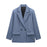 Blazer croisé décontracté d'été