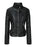 Plus-size Womens Slim-fit Stand-up Collar Jacket