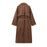 European And American Style Women's Clothing Double-button Jacket Lapel Trench Coat