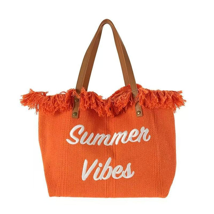 Gradient Color Women's Tote Beach Bag