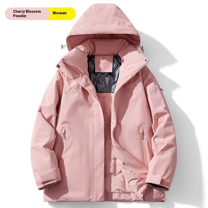 Manteau d'hiver matelassé en coton, veste imperméable doublée polaire, résistant au froid, coupe-vent, anti-salissures, pour l'extérieur