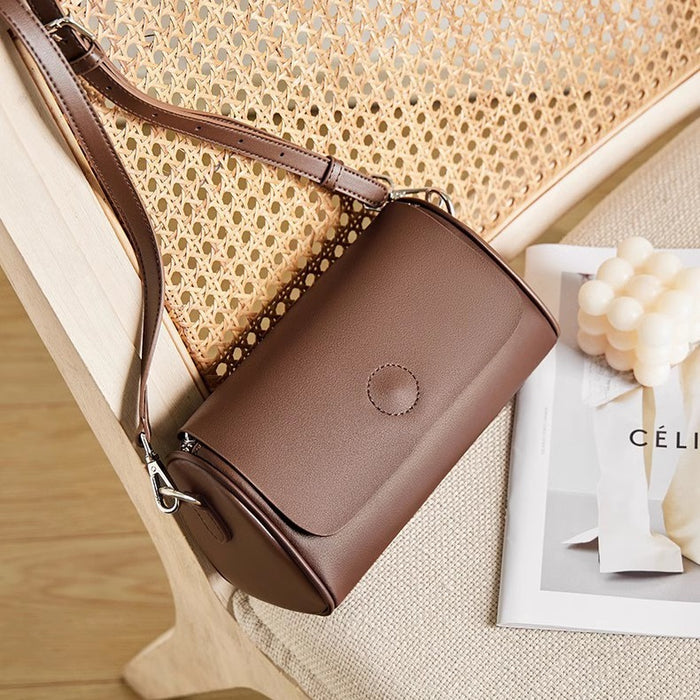 Mini Round Handbag Tote Shoulder Bag For Women