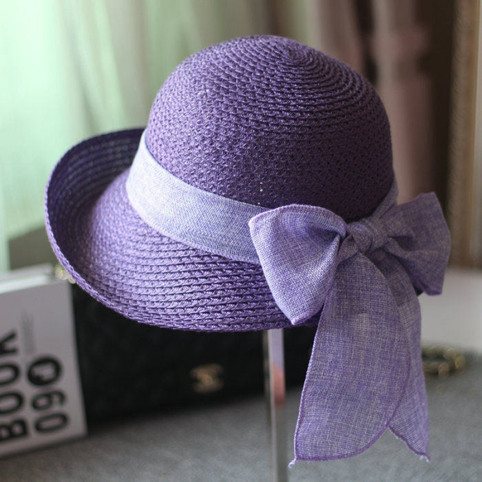 Chapeau de plage à larges bords avec protection solaire