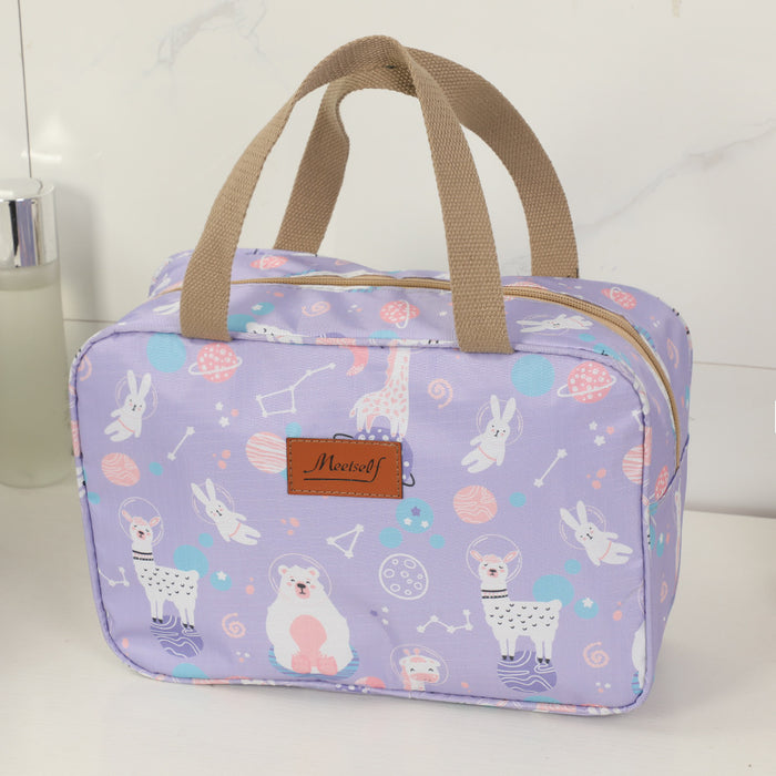 Trousse de Toilette de Voyage et d'Extérieur Portable et Grande Capacité