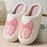 Cute Cartoon Bow Knot Cotton Slippers