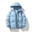 Men's Hoodie Coat Winter Fashion Solid ZIp-up Thickened Cotton-padded Jacket Casual Warm Outwear Top Clothing