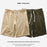 Loose Outer Wear Khaki Solid Color Casual Men's Shorts
