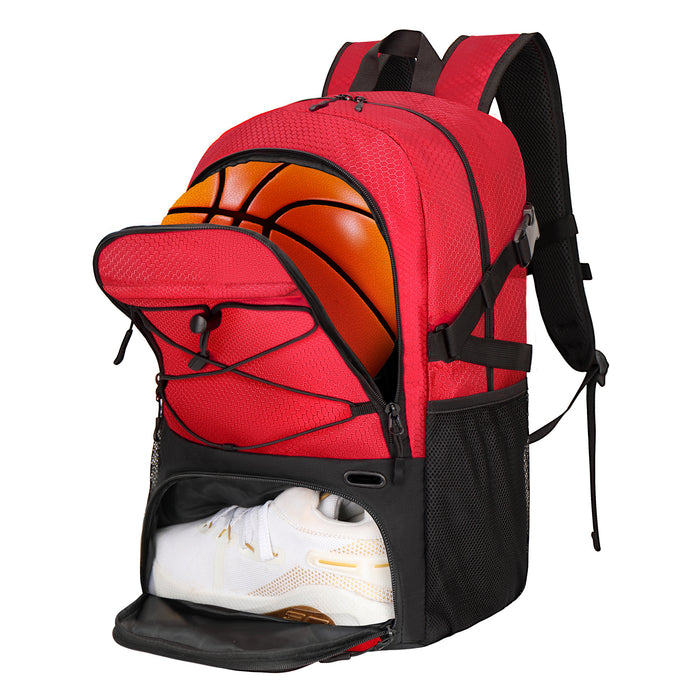 Basketball Backpack Football Jacquard Large Capacity