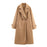 Womens Loose Elegant And Minimalist Long Coat