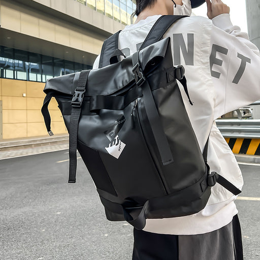 Sac à dos incurvé tendance personnalisé grande capacité pour homme