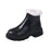 Insulated Cotton-padded Shoes Martin Boots Plus Size Thick Bottom Chunky Heel Bootie