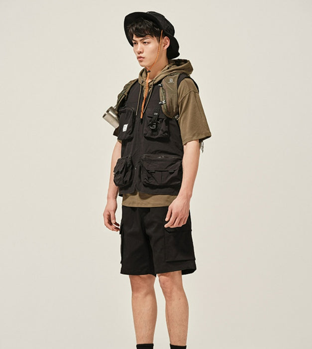 Boxi And Outdoor Functional Workwear Vest Men's And Women's Same Portable Loose Casual Jacket Camp Overalls