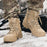 Botas de invierno para hombre, para acampar, combate, militares, con forro polar, cálidas, para nieve, escalada, calzado de entrenamiento