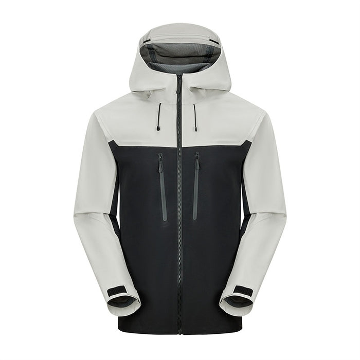 Chaqueta impermeable de una sola capa para senderismo, tanto para hombres como para mujeres.
