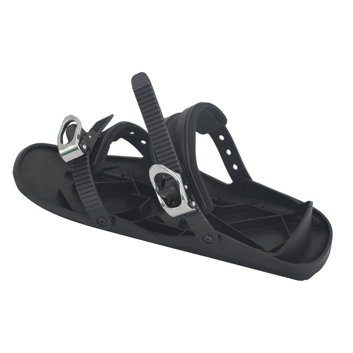 Mini chaussures de ski portables d'extérieur avec sangles réglables à double planche