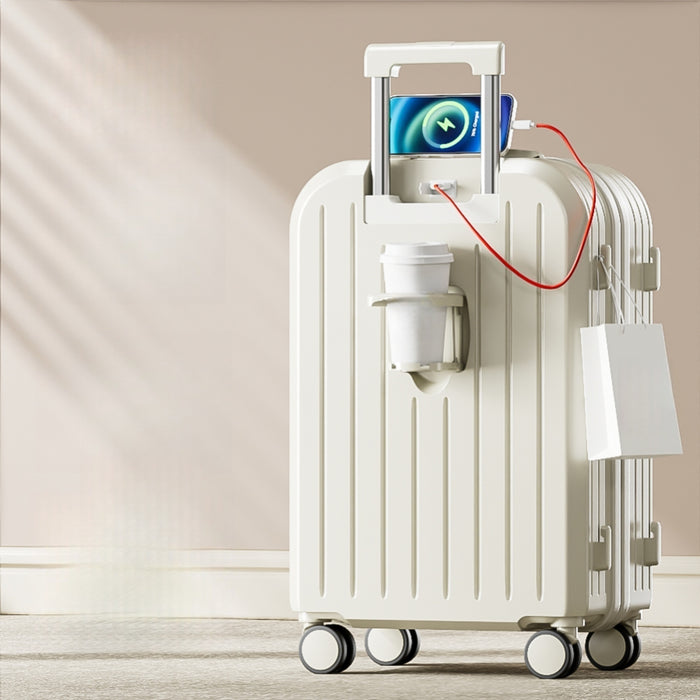 Petite valise légère à code, valise résistante à roulettes