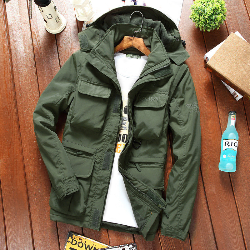 Chaqueta de malla transpirable impermeable de talla grande para hombre para montañismo al aire libre de capa fina