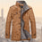 Men's Fashion Lapel Plush Leather Jacket