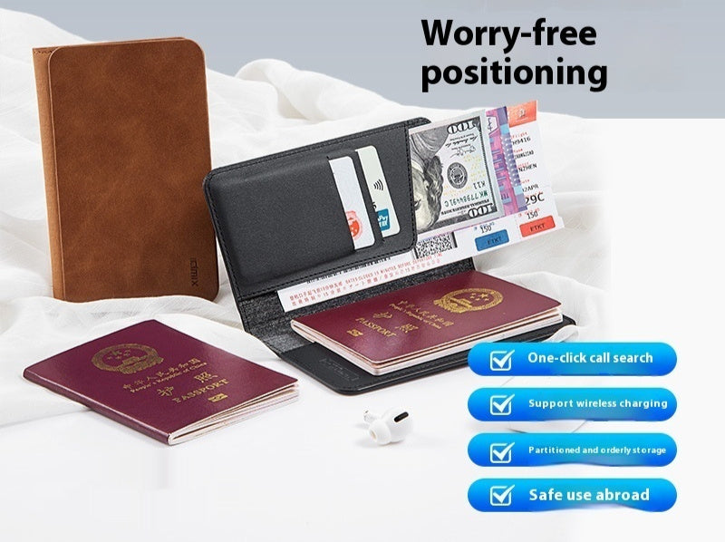 Bolsa antirrobo multifuncional para tarjetas con funda para pasaporte antipérdida