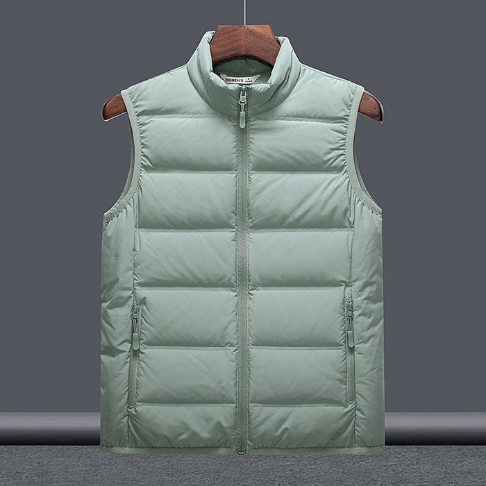Thickened Down Jacket Stand-Up Collar Lightweight Couples Vest Outerwear