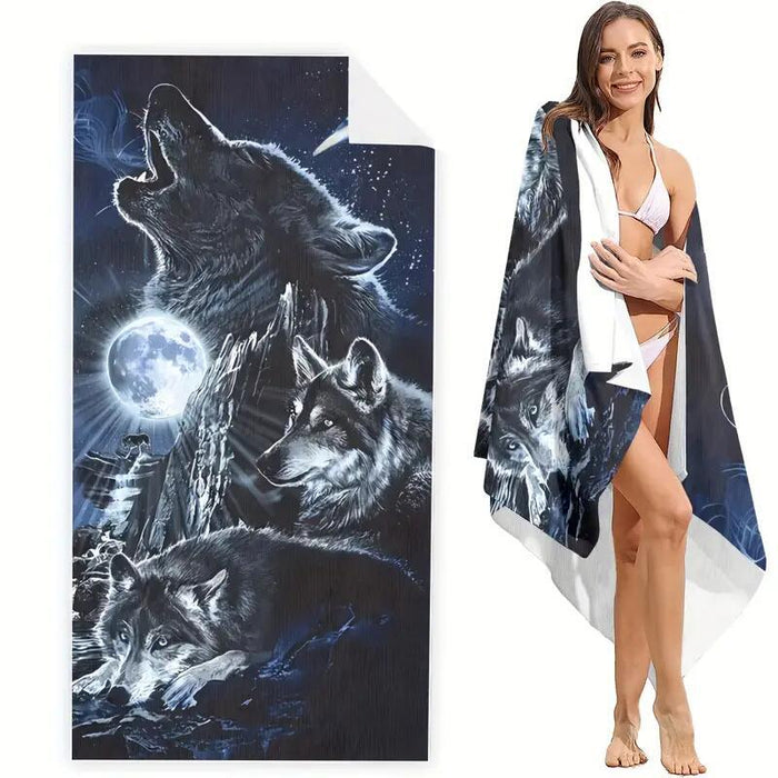 Creative Printing Microfiber Beach Towel