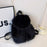 Lightweight Travel Drawstring Flap Backpack