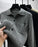 Casual Solid-Color Pocket Lapel Knit Sweater Coat
