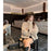Womens Stylish Loose-fitting Fur-trimmed Collar Coat