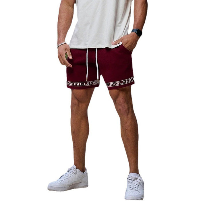 Short de sport américain pour homme, longueur sous le genou