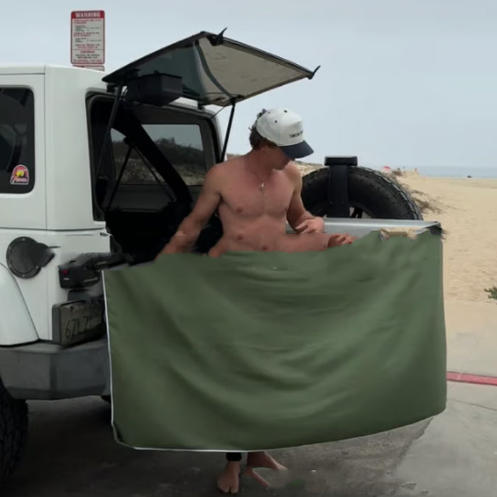 Serviette de plage magnétique d'extérieur