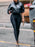 Black Lychee Grain Faux Leather Stand Collar Puff Sleeve Cropped Jacket