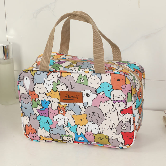 Trousse de Toilette de Voyage et d'Extérieur Portable et Grande Capacité