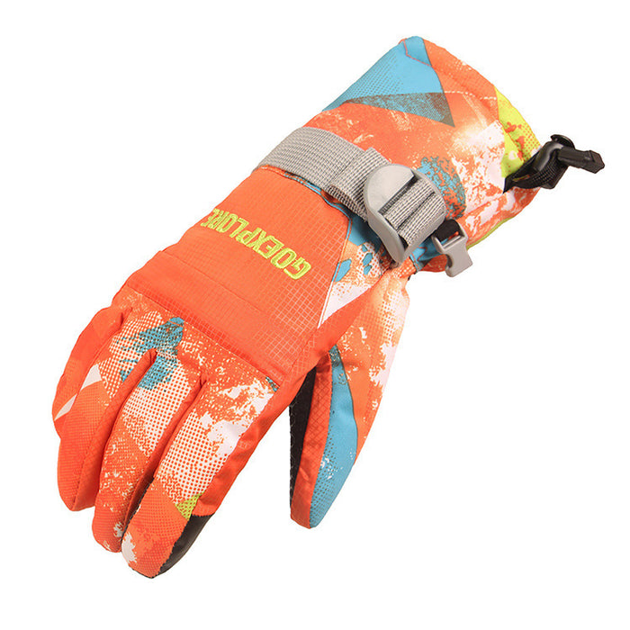 Guantes de esquí Spot con pantalla táctil, impermeables, gruesos y cálidos, para hombre y mujer, de una o dos tablas, para deportes transfronterizos, gran oferta.