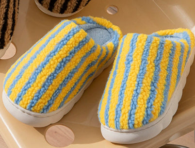 Cotton Slippers Non-slip Warm Platform Cotton Shoes