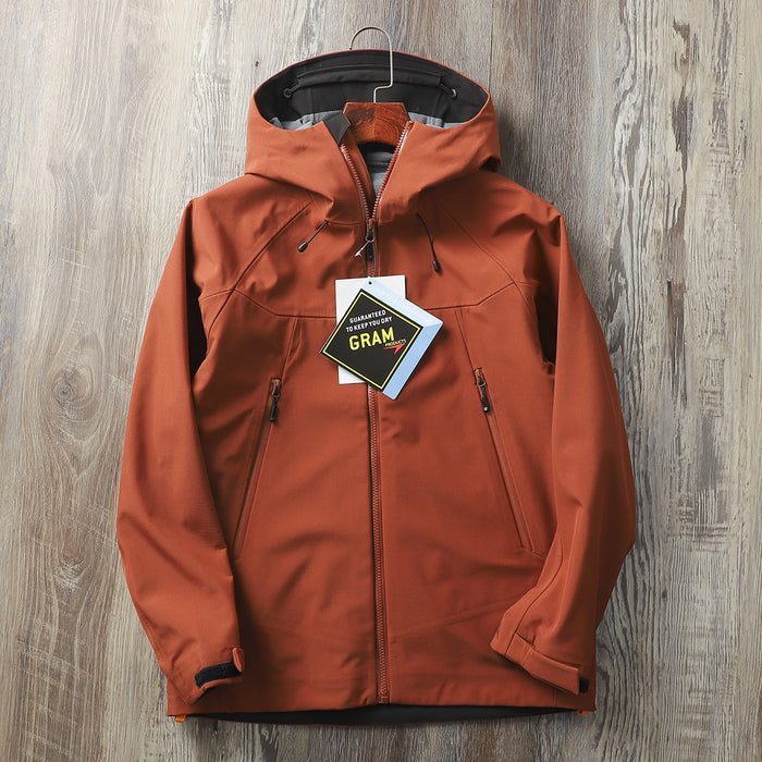 Windproof Waterproof Hooded Soft Shell Charge Jacket Coat