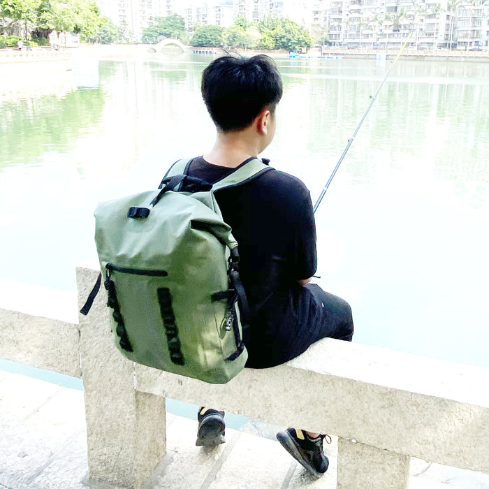 Waterproof Rucksack Shoulder Computer Fishing Gear Large Capacity Sea Fishing Bag