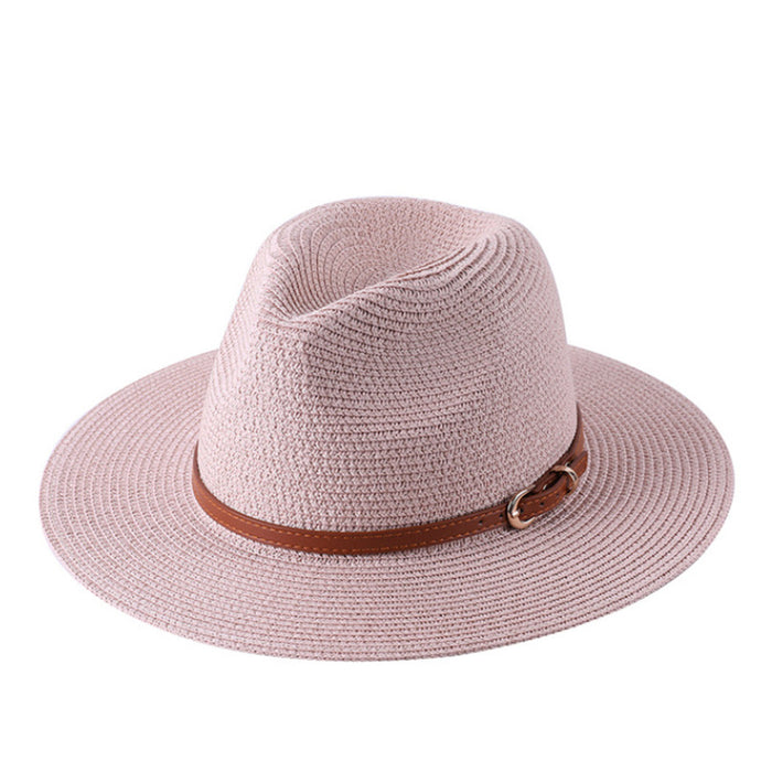 Chapeau de paille de plage anti-soleil