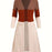 Manteau long gilet décontracté tendance à manches longues et couleurs contrastées pour femme grande taille