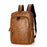 Korean Style Backpack Men's PU Leisure Travel