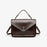 Oil-waxed Leather Vintage New Style Minimalist Fashionable Elegant Womens