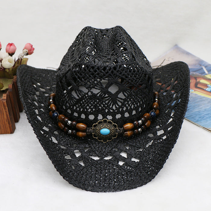 Bohemian Shell Straw Summer Beach Ethnic Style Hollow Sun Hat