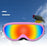 Lunettes de montagne anti-sable et équipement de ski