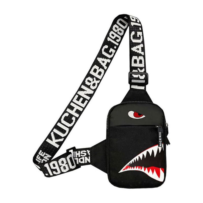 Men's Outdoor Travel Color Graffiti Shoulder Bag